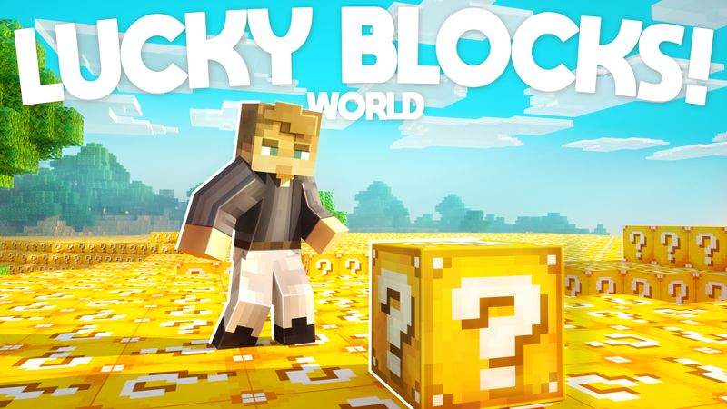 Lucky Blocks World By Chunklabs Minecraft Marketplace Map Minecraft