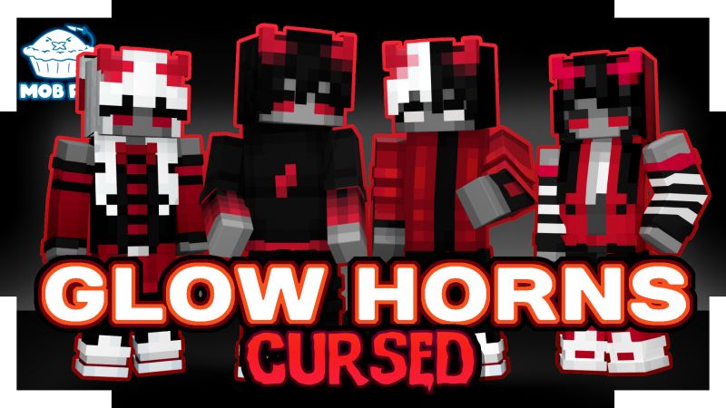 Glow Horns Cursed on the Minecraft Marketplace by Mob Pie Glow Horns Cursed on the Minecraft Marketplace by Mob Pie