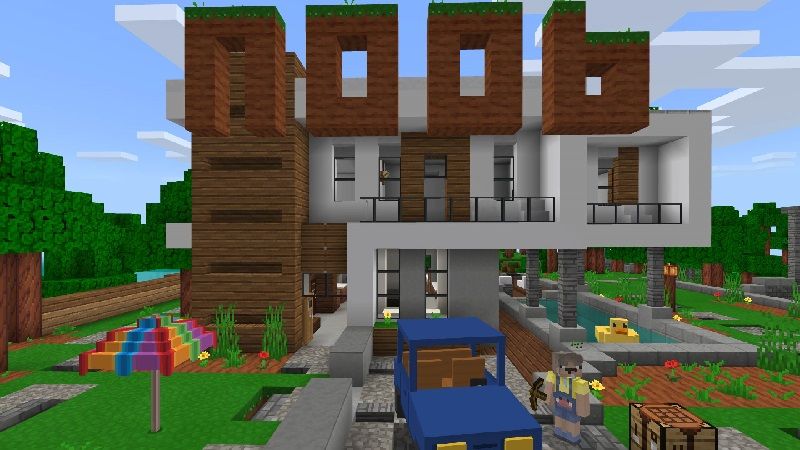 Modern Mansion: Noob vs Pro by TNTgames