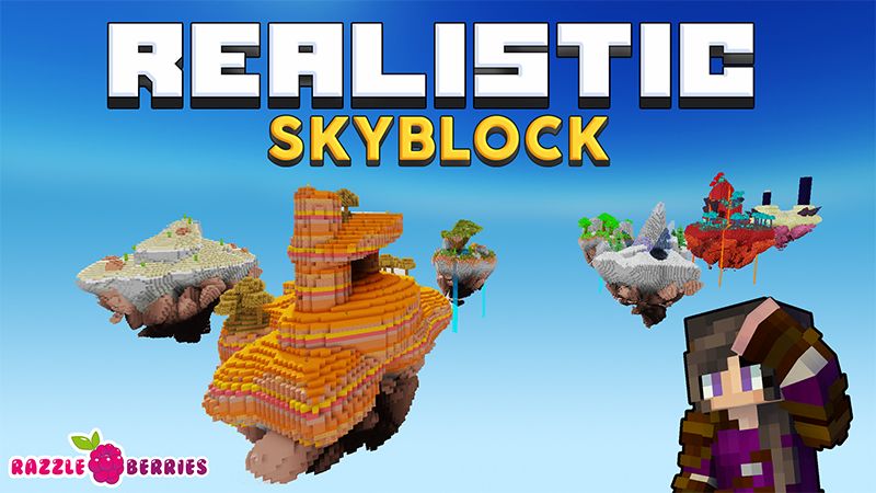 Realistic Skyblock on the Minecraft Marketplace by Razzleberries