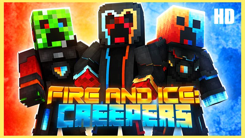 Fire and Ice Creepers HD by The Lucky Petals (Minecraft Skin Pack) -  Minecraft Marketplace