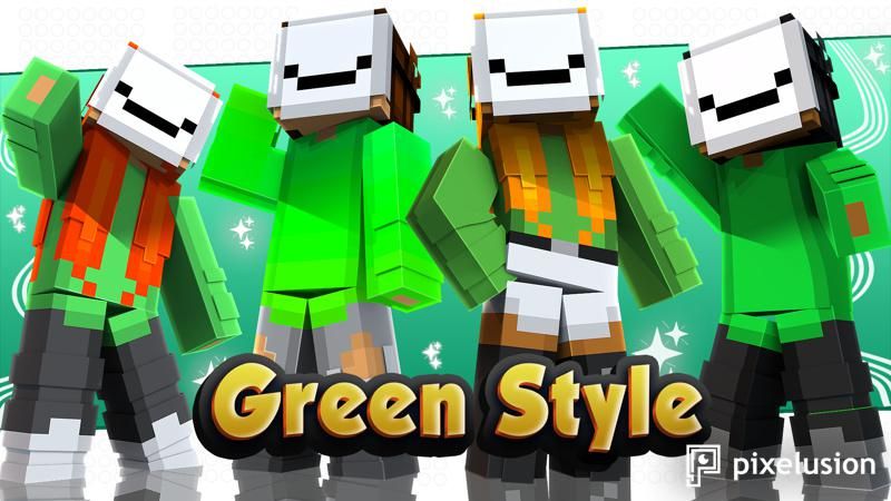 Green Style on the Minecraft Marketplace by Pixelusion Green Style on the Minecraft Marketplace by Pixelusion