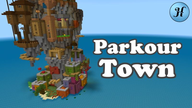 Parkour Town on the Minecraft Marketplace by Hielke Maps
