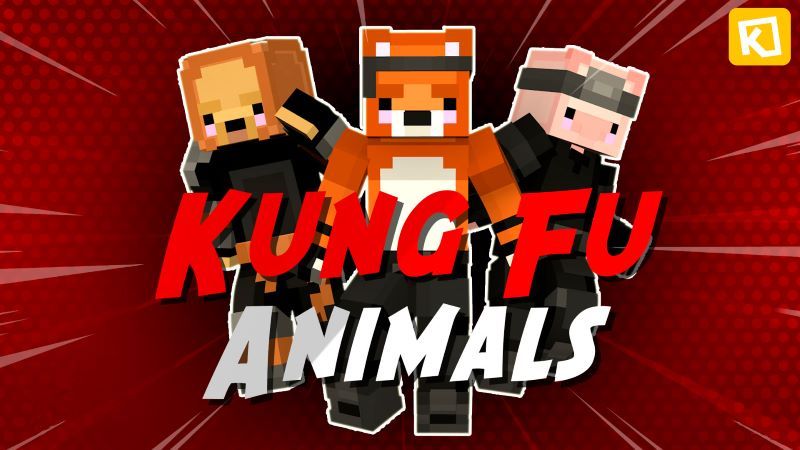 Kung Fu Animals on the Minecraft Marketplace by Box Build