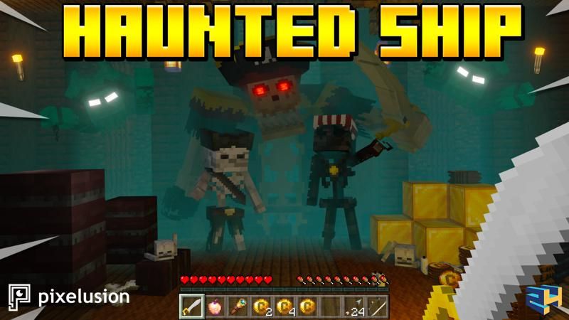 Haunted Ship on the Minecraft Marketplace by Pixelusion