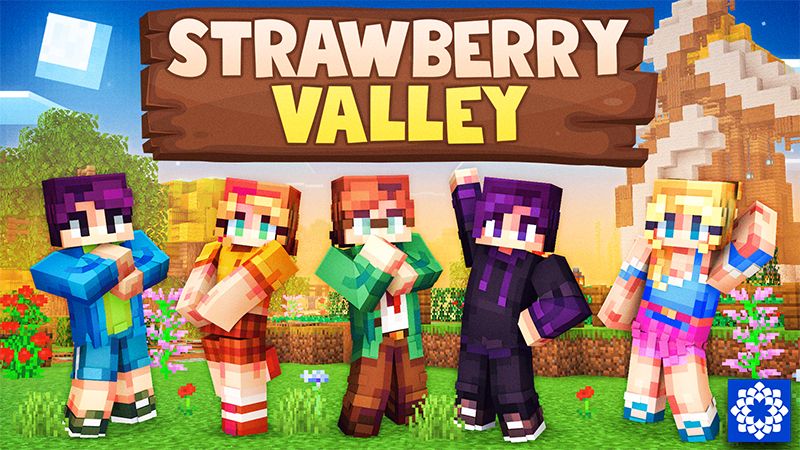 Strawberry Valley on the Minecraft Marketplace by Floruit