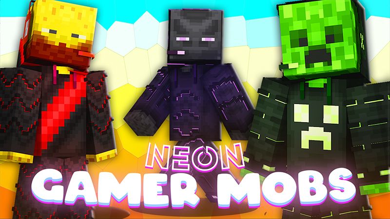 Neon Gamer Mobs on the Minecraft Marketplace by The Lucky Petals Neon Gamer Mobs on the Minecraft Marketplace by The Lucky Petals