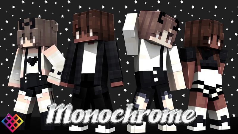 Monochrome on the Minecraft Marketplace by Rainbow Theory Monochrome on the Minecraft Marketplace by Rainbow Theory