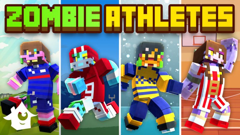 Zombie Athletes on the Minecraft Marketplace by House of How Zombie Athletes on the Minecraft Marketplace by House of How