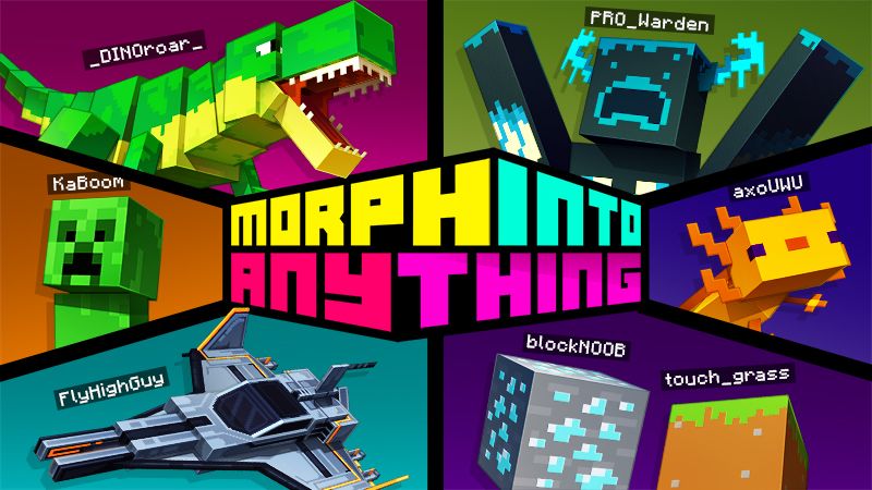 Morph into Anything on the Minecraft Marketplace by Starfish Studios Morph into Anything on the Minecraft Marketplace by Starfish Studios