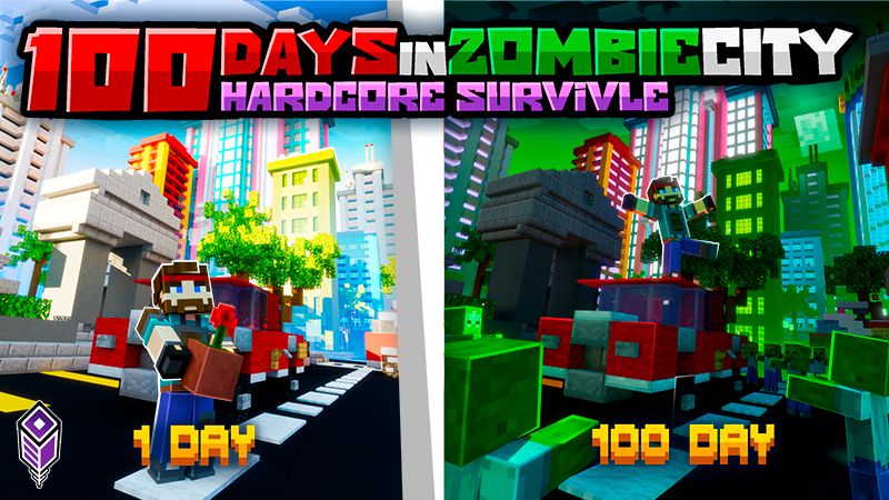 Hardcore Survive Zombie City on the Minecraft Marketplace by Team VoidFeather