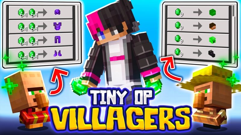 Tiny OP Villagers on the Minecraft Marketplace by Dig Down Studios
