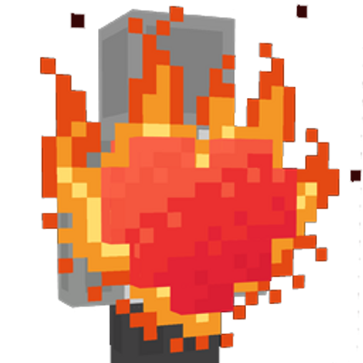 Heart on Fire on the Minecraft Marketplace by Oaken
