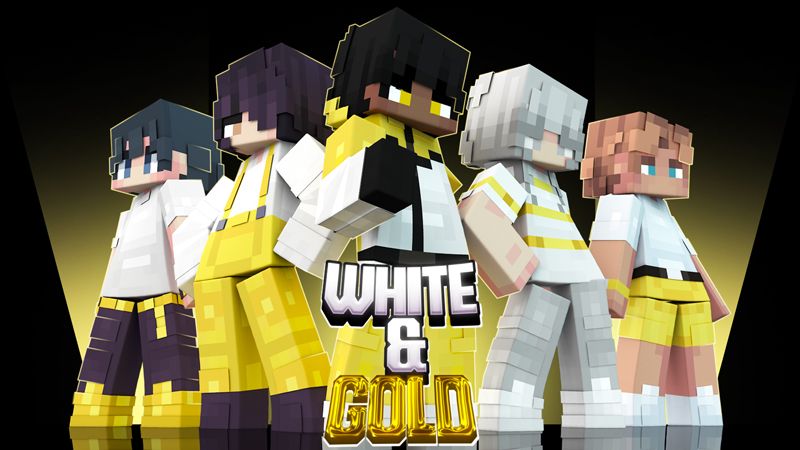 Gold and White
