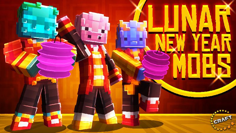 Lunar New Year Mobs on the Minecraft Marketplace by The Craft Stars Lunar New Year Mobs on the Minecraft Marketplace by The Craft Stars