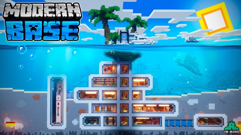 Modern Base on the Minecraft Marketplace by In Mine Modern Base on the Minecraft Marketplace by In Mine