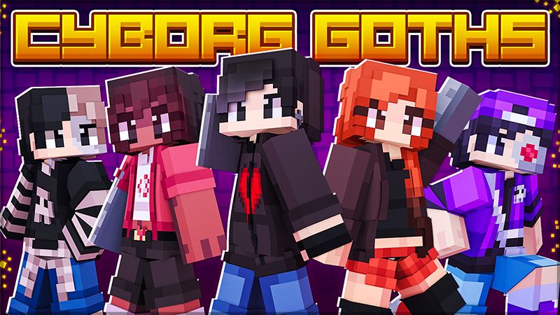 Cyborg Goths on the Minecraft Marketplace by Fall Studios Cyborg Goths on the Minecraft Marketplace by Fall Studios