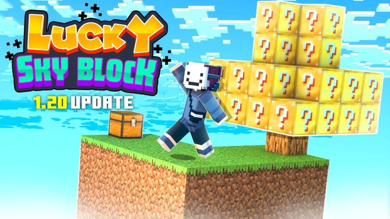 Lucky Sky Block on the Minecraft Marketplace by Fall Studios