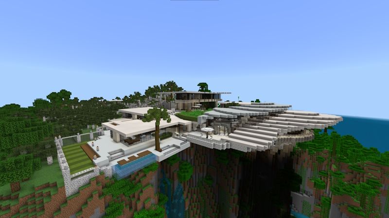 Millionaire Cliffside Mansion by Mob Pie