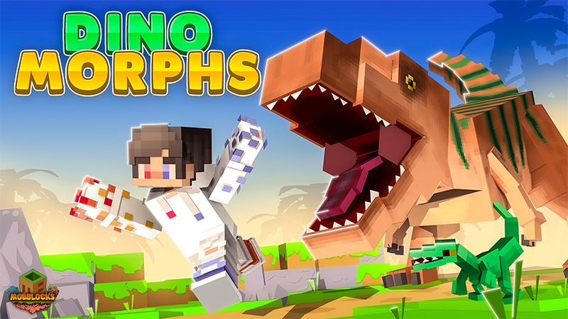 Dino Morph on the Minecraft Marketplace by MobBlocks Dino Morph on the Minecraft Marketplace by MobBlocks