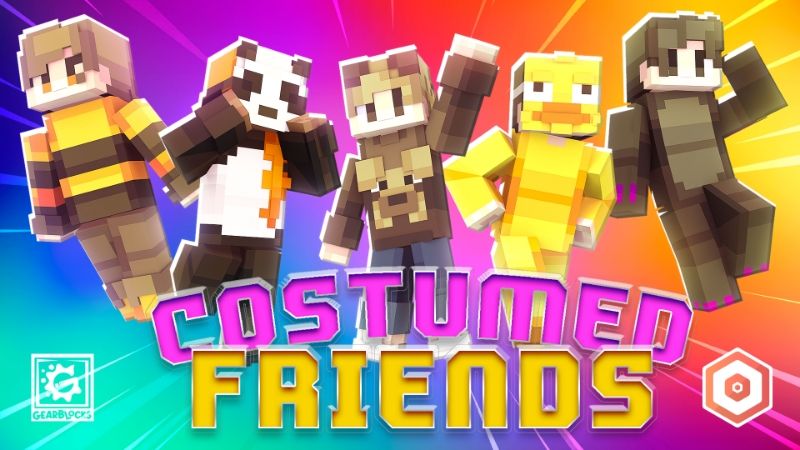 Costumed Friends on the Minecraft Marketplace by Gearblocks Costumed Friends on the Minecraft Marketplace by Gearblocks