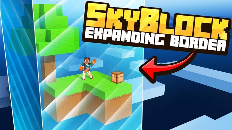 Skyblock Expanding Border on the Minecraft Marketplace by Cubed Creations Skyblock Expanding Border on the Minecraft Marketplace by Cubed Creations