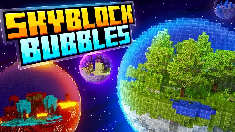 Skyblock Bubbles on the Minecraft Marketplace by Tristan Productions Skyblock Bubbles on the Minecraft Marketplace by Tristan Productions