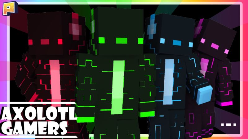 Axolotl Gamers on the Minecraft Marketplace by Pixelationz Studios