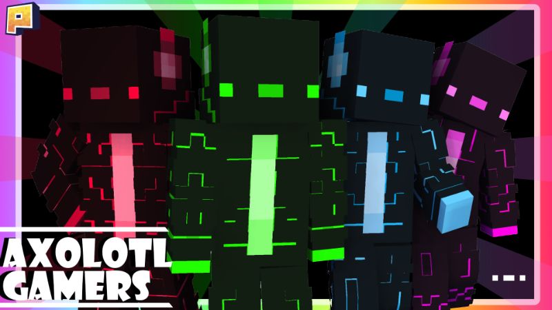 Axolotl Gamers on the Minecraft Marketplace by Pixelationz Studios Axolotl Gamers on the Minecraft Marketplace by Pixelationz Studios