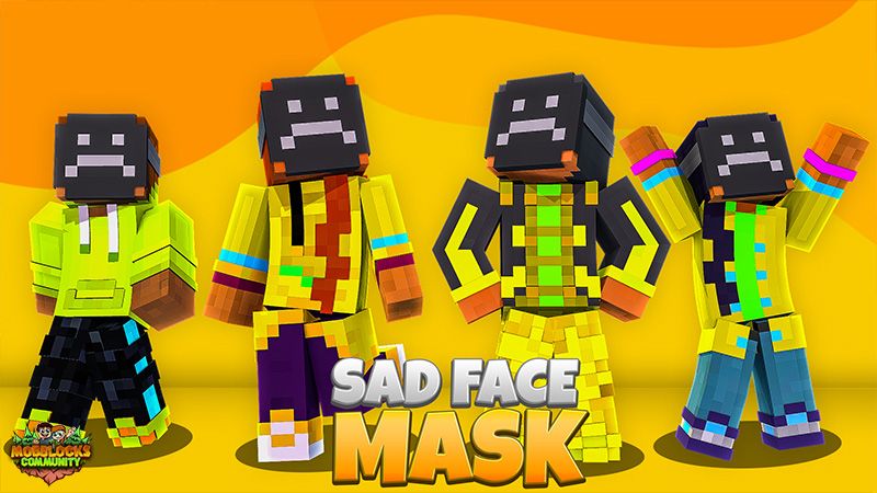 Sad Face Masks on the Minecraft Marketplace by MobBlocks