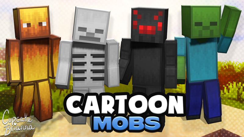 Cartoon Mobs HD Skin Pack on the Minecraft Marketplace by CupcakeBrianna