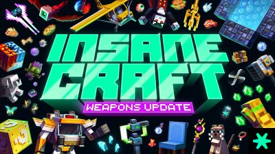 InsaneCraft Pack 15 on the Minecraft Marketplace by Spark Universe