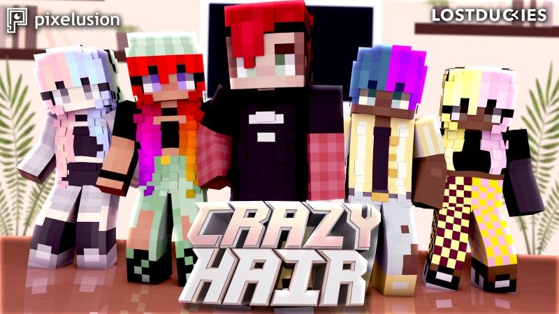 Crazy Hair on the Minecraft Marketplace by Pixelusion