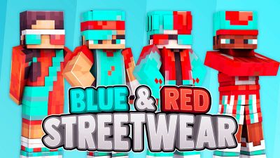 Blue  Red Streetwear on the Minecraft Marketplace by 57Digital