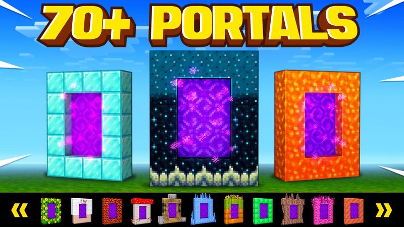 70 Portals on the Minecraft Marketplace by The Craft Stars