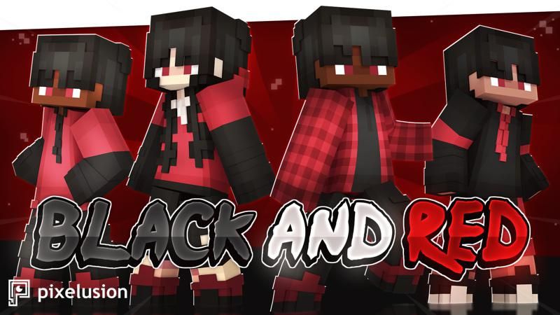Black And Red on the Minecraft Marketplace by Pixelusion Black And Red on the Minecraft Marketplace by Pixelusion