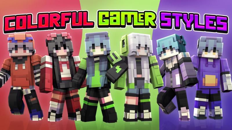 Colorful Gamer Styles on the Minecraft Marketplace by Sapix