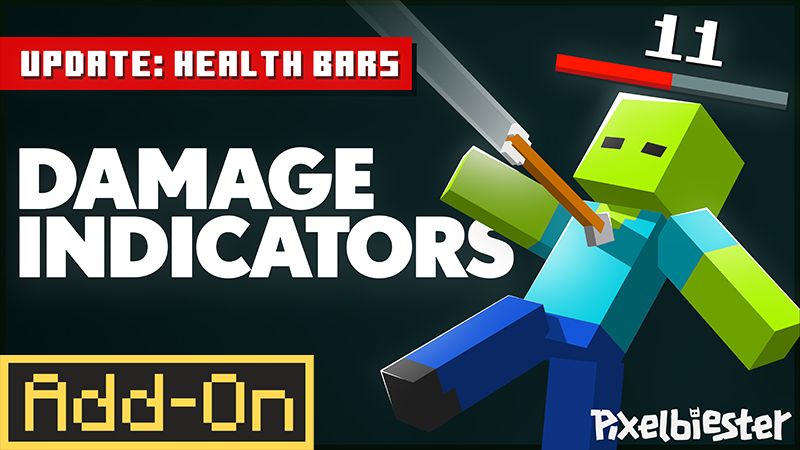 DAMAGE INDICATORS on the Minecraft Marketplace by Pixelbiester