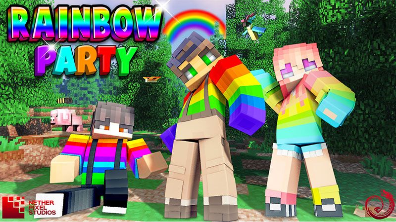 Rainbow Party on the Minecraft Marketplace by Netherpixel Rainbow Party on the Minecraft Marketplace by Netherpixel