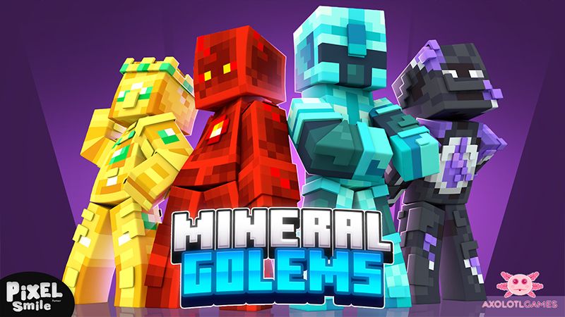 Mineral Golems on the Minecraft Marketplace by Pixel Smile Studios Mineral Golems on the Minecraft Marketplace by Pixel Smile Studios