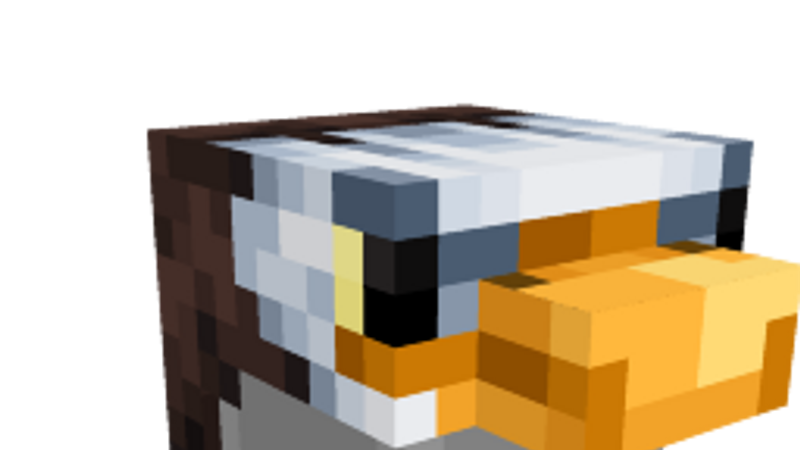 Eagle Plush Hood on the Minecraft Marketplace by CrackedCubes