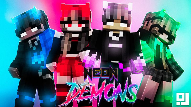 Neon Demons on the Minecraft Marketplace by inPixel Neon Demons on the Minecraft Marketplace by inPixel