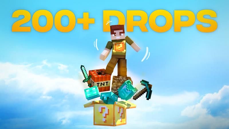 One Block Lucky Skyblock on the Minecraft Marketplace by Vertexcubed One Block Lucky Skyblock on the Minecraft Marketplace by Vertexcubed