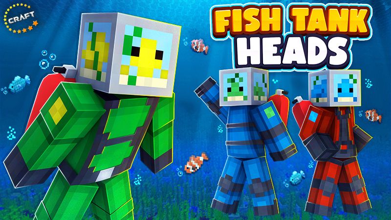 Fish Tank Heads on the Minecraft Marketplace by The Craft Stars Fish Tank Heads on the Minecraft Marketplace by The Craft Stars