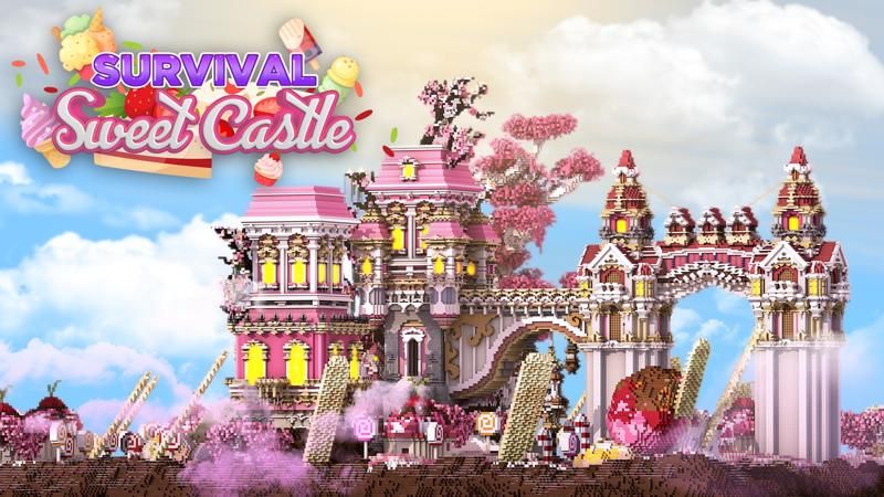 Survival Sweet Castle on the Minecraft Marketplace by 4KS Studios Survival Sweet Castle on the Minecraft Marketplace by 4KS Studios