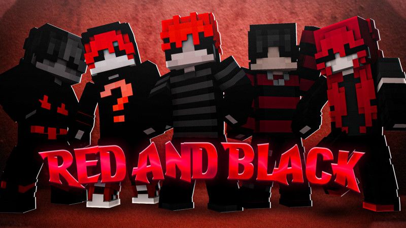 Red and Black on the Minecraft Marketplace by Team Visionary