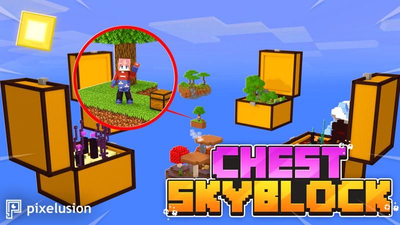 Chest Skyblock on the Minecraft Marketplace by Pixelusion Chest Skyblock on the Minecraft Marketplace by Pixelusion