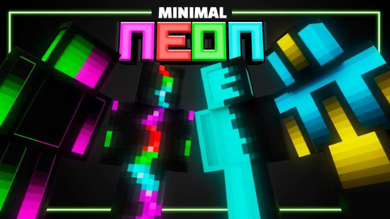 Minimal Neon Pack on the Minecraft Marketplace by 555Comic