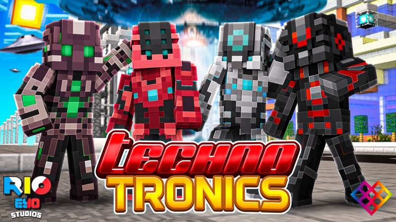 Techno Tronics on the Minecraft Marketplace by Rainbow Theory Techno Tronics on the Minecraft Marketplace by Rainbow Theory