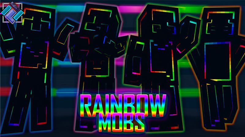 Rainbow Mobs on the Minecraft Marketplace by PixelOneUp Rainbow Mobs on the Minecraft Marketplace by PixelOneUp